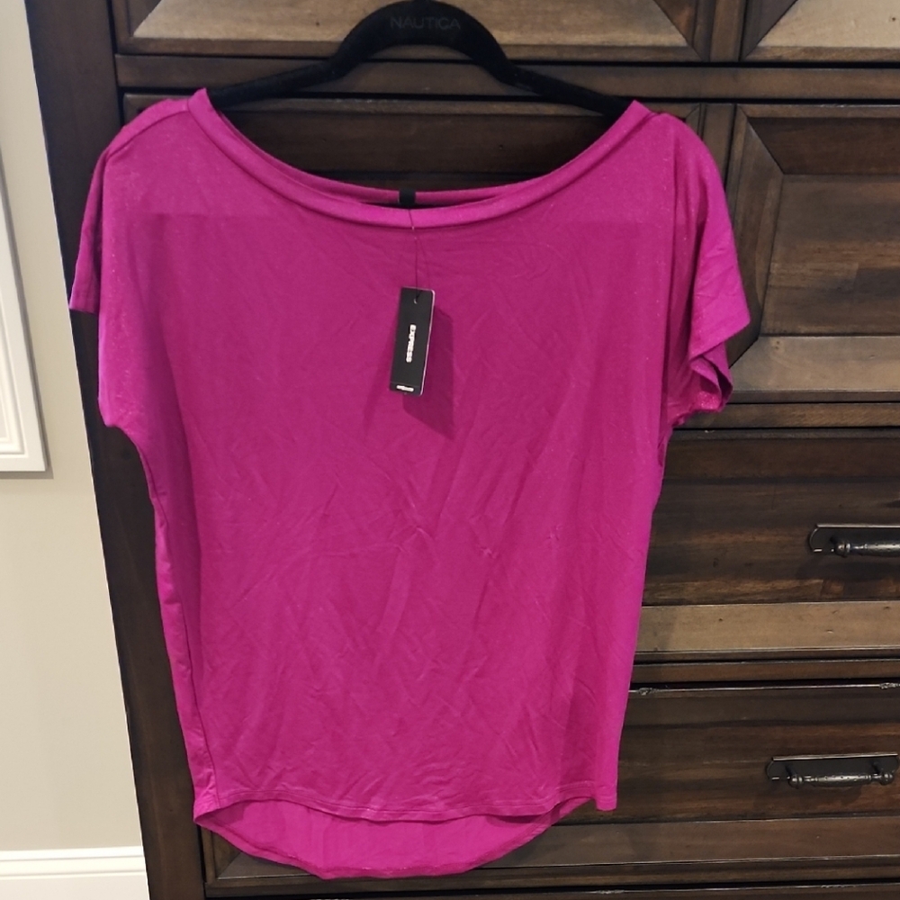 Express Pink Relaxed Short Sleeve T-Shirt